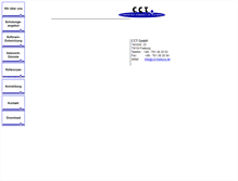Tablet Screenshot of cct-freiburg.de